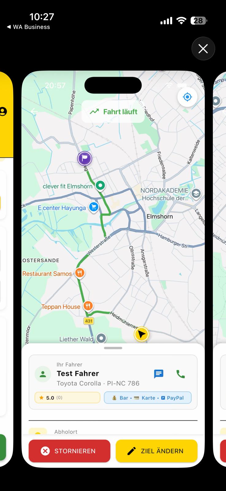 Taxi Frankenthal App Screenshot 3