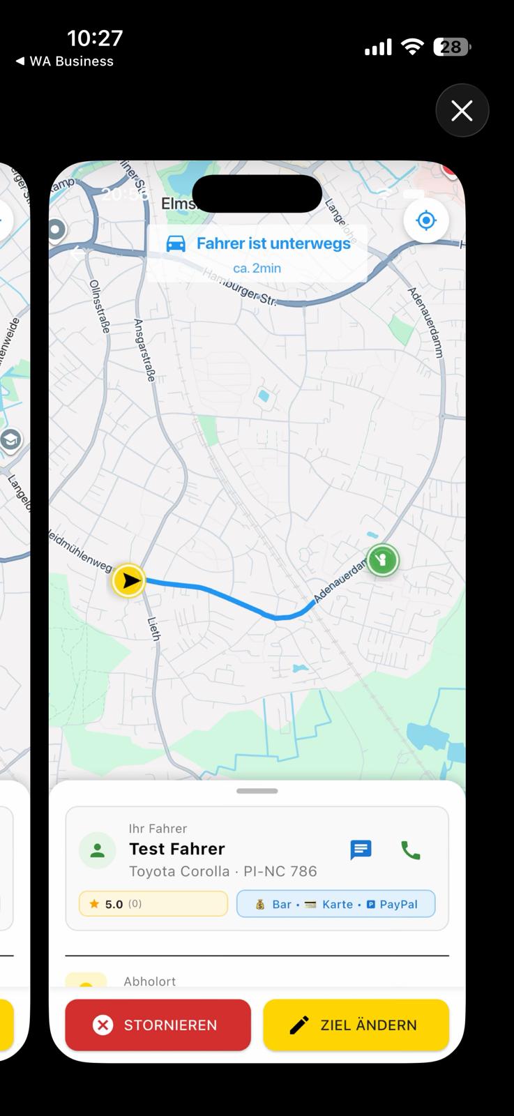 Taxi Frankenthal App Screenshot 4